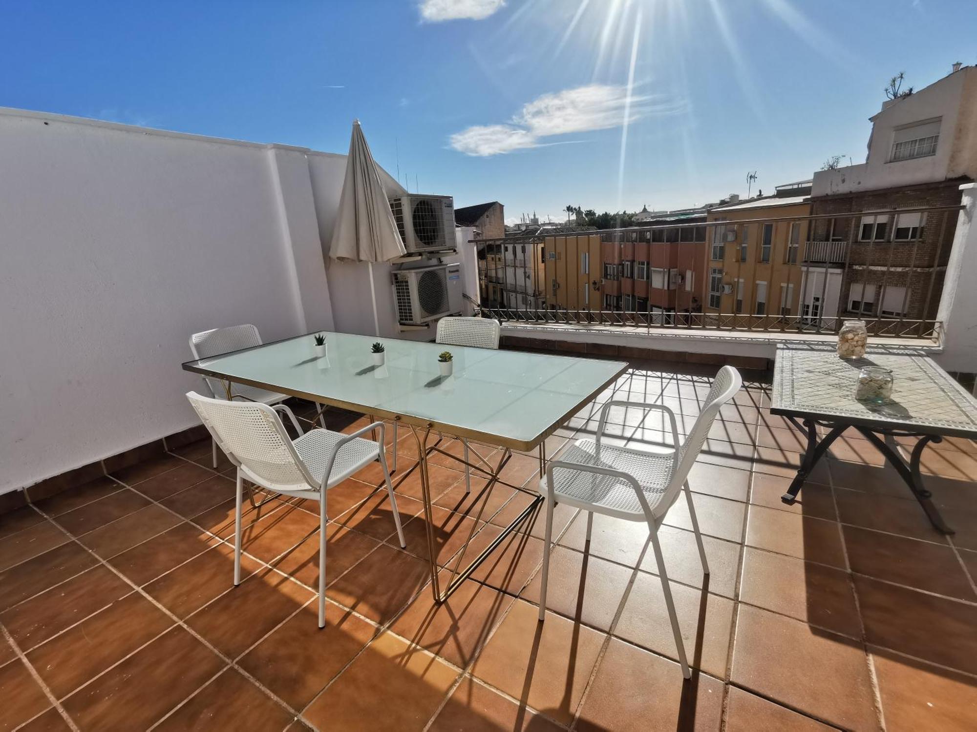 Atico Con Vistas Centro Historico / Terraza 40 M Apartamento Málaga Exterior foto