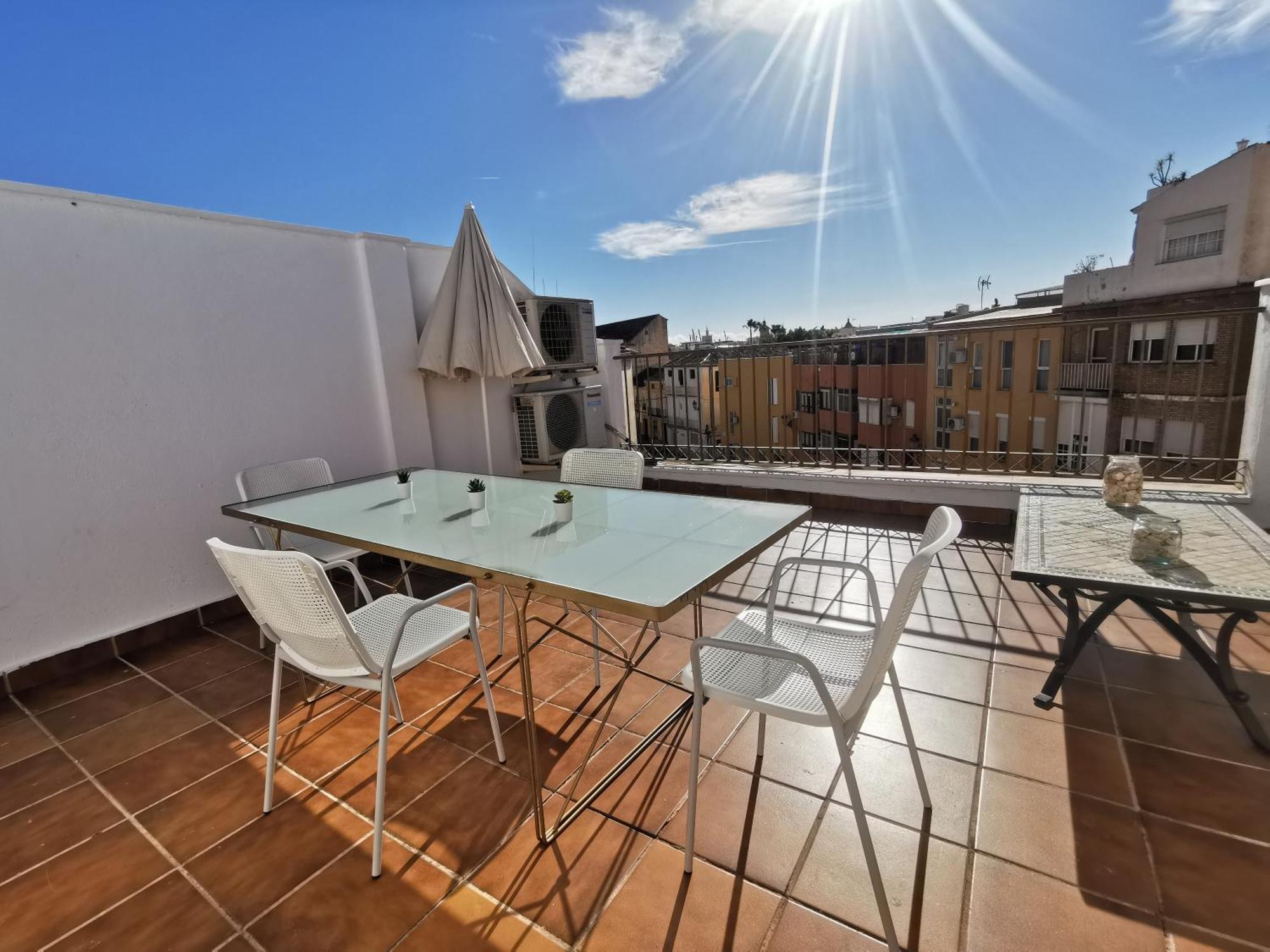 Atico Con Vistas Centro Historico / Terraza 40 M Apartamento Málaga Exterior foto